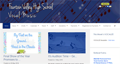 Desktop Screenshot of fvhsvocalmusic.com